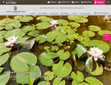 Tablet Screenshot of hotel-campodelloro.com